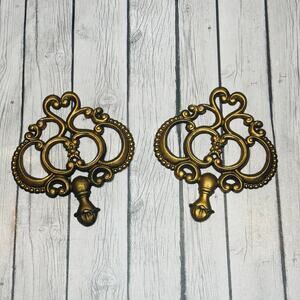 Vintage HODA Wall Plaque Gold Tone